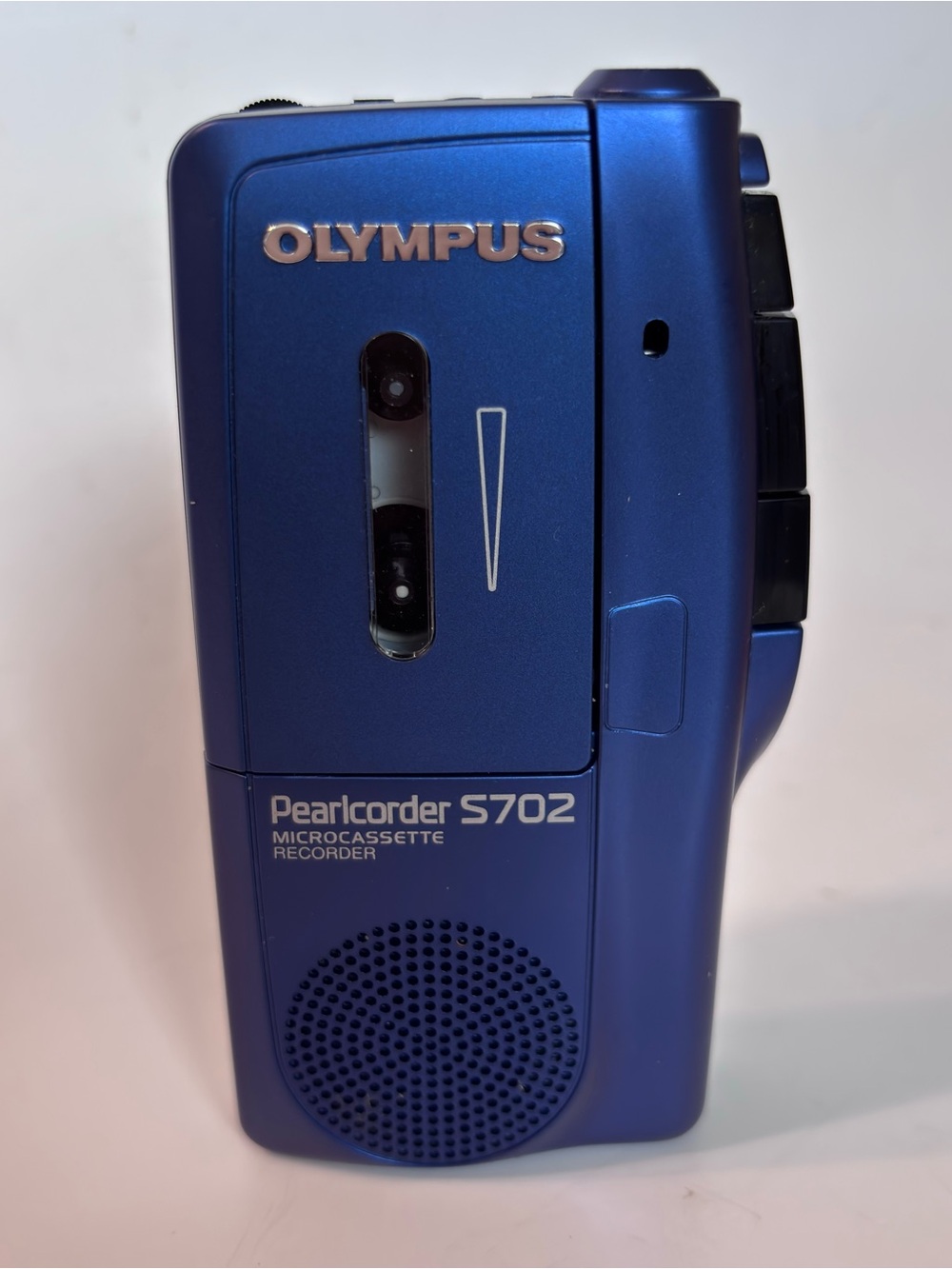 Olympus Pearlcorder S702 Handheld Cassette Voice Recorder With One Tape Incl